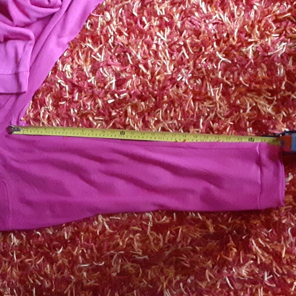 Rae Dunn "Believe" Sweatshirt and Joggers in Lilac Rose - Picture 7 of 10